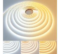 GOMING Linéaire Lumière Concentrée 24V 10M CCT Blanc Tunable Ruban LED COB 2700-6500K 624LED/M CRI 93+ IP20 non étanche LED Bande pour Décoration de La Maison(Alimentation et contrôleur non inclus)