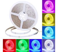 GOMING Linéaire Lumière Concentrée 24V 10M Ruban LED COB RGB 14W/M 576LED/M