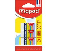Maped Gomme Mini Softy 012403 – Blister de 3 pièces