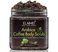 Gommage au café naturel avec gommage corporel au café biologique, meilleur traitement contre l'acné, la cellulite et les vergetures, thérapie de la veine d'araignée pour les varices et l'eczéma