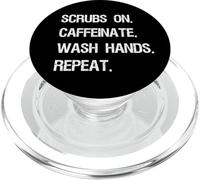 Gommage. Caféine. Se Laver Les Mains. Répéter. Soins de PopSockets PopGrip pour MagSafe