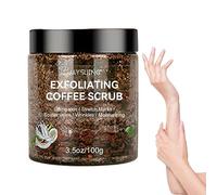 Gommage corporel au café - Exfoliant Corporel Rafraîchissant Nettoyant en Profondeur Hydratant,Gommage corporel pour soins du visage, 100g, pour l'abdomen, visage, bras, jambes, dos Bexdug