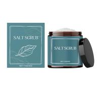 Gommage corporel au sel marin, Crème corporelle hydratante et nourrissante, Huiles naturelles et gommage exfoliant, Peau douce et lisse, Tous types de peau