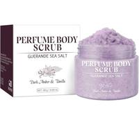 Gommage corporel parfumé au sel marin pour femmes, soin lissant et revitalisant, hydratant, végan, hydratant et nourrissant, élimine les cellules mortes pour femmes et hommes