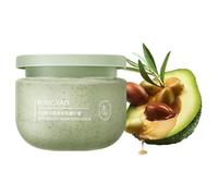 Gommage corps 250gr - ultra Hydratant, douce odeur fruitée, gommage pieds, sans parabènes, vegan et sans cruauté animale, pour Tous Types de Peaux (Grenade, avocat, squalane) (Avocat/vert)
