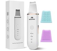 Gommage de la peau spatule de la peau du visage points noirs Remover du visage Lift Tool comedones extractor 4 modes gommage du visage spatule nettoyage en profondeur avec deux manches en silicone