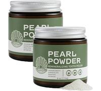 Gommage dentaire reminéralisant à la poudre de perle, à l'hydroxyapatite et à la poudre de perle, blanchit et répare l'émail des dents, prend soin des dents sensibles en douceur