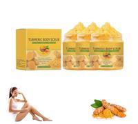 Gommage du corps du curcuma, 2025 Amélioration du gommage exfoliant doux hydratant, nettoyage en profondeur facile, gommage exfoliant sans irritation, aide à réduire les taches sombres (3pcs)