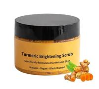 Gommage éclaircissant au curcuma, 100g, gommage corporel au curcuma naturel, adapté à l'intérieur de la cuisse, à la zone du bikini
