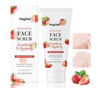 Gommage Éclat du teint, Gommage Régénérant, Strawberry Face Scrub, Élimine cellules mortes & impuretés, Extraits Naturels De Fraise, Hydratant, Teint Éclatant, Pour Tous Types De Peau 100G