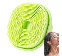 Gommage en silicone, brosse de douche - Pinceau de bain antidérapant - Pinceau de douche ergonomique multifonction pour le bain à la maison Cette brosse en silicone est douce et élastique et offre