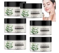 Gommage exfoliant aux acides aminés à l'aloe vera, peeling doux visage et corps pour le cou foncé, éclaircissant et affinant les pores, améliore les peaux sèches et rugueuses. (6 pcs)