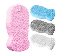 Gommage exfoliant pour le corps avec matériau éponge douce, éponge de bain au design innovant pour un retrait efficace des peaux mortes