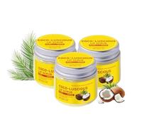 Gommage Lèvres à la Noix de Coco, Exfoliant Doux au Sucre pour Lèvres Sèches et Gercées, Soin Nourrissant Hydratant avec Beurre de Karité, Baume Réparateur pour Lèvres Douces et Lisses (3pc, 30g)