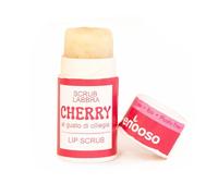 Gommage Lèvres Cerise - Baume Exfoliant Hydratant 10 ml à la Cerise - Vitamine E pour Peaux Sèches et Gercées - Baume à lèvres Bio Réparateur et Biologique - Naturel Sans Plastique Végan