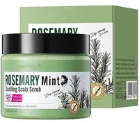 Gommage pour cuir chevelu Romarin et Menthe, Racines grasses sujettes aux pellicules, Soin nettoyant et exfoliant en profondeur, Soin apaisant et réparateur à base de plantes