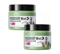 Gommage pour cuir chevelu Romarin et Menthe, Racines grasses sujettes aux pellicules, Soin nettoyant et exfoliant en profondeur, Soin apaisant et réparateur à base de plantes