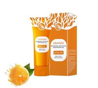 Gommage pour le visage - Gel exfoliant naturel orange - 50 g - Gel exfoliant éclaircissant - Nettoie en douceur et améliore la texture de la peau (1 pièce)