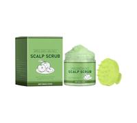 Gommage soin du cuir chevelu sel de mer，shampooing naturel pour cheveux gras，Traitement Anti-Pellicules, Démangeaisons，Prévention de la Chute Des Cheveux，100g