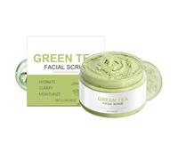 Gommage visage au thé vert, doux et hydratant longue durée, non irritant, améliore la rugosité de la peau, la rend plus délicate et lisse