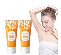 Gommage Visage & Corps,Gel Exfoliant à L'orange pour la Peau du Visage et du Corps,Exfoliant Hydratant pour le Visage,Nettoyage en Profondeur,Cadeau de la Fête des Mères (2PCS)