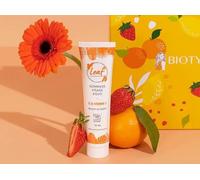 Gommage Visage - Leaf Cosmetiques - Doux À La Vitamine C - 75ml - Exfoliation Non Irritante - Tous Types De Peau