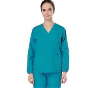 Gommages Uniforme Médical Femmes Ensemble De Gommage Médical Haut Et Pantalon-Bleu-S
