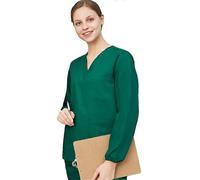 Gommages Uniforme Médical Femmes Ensemble De Gommage Médical Haut Et Pantalon-Vert-L
