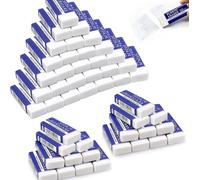 Gomme À Crayon-Gomme Blanche De Qualité Premium Pour Dessin,Art Et Bureau,Gomme Mie De Pain,Ensemble De 50 Gommes