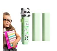 Gomme à crayon rétractable coulissante, effaceur de va-et-vient, gommes rétractables mignonnes - Utiles de retour à l'école avec étui et recharge, gomme extensible, nettoyage push-pull pour l'école,