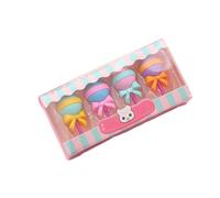 Gomme à cupcake créative, gomme à cupcake dans une variété de couleurs de fruits, fournitures scolaires pour enfants, cadeaux de classe