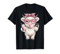 Gomme à mâcher à la Vache écossaise Highland T-Shirt
