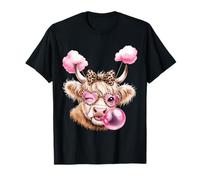 Gomme à mâcher à la Vache écossaise Highland T-Shirt