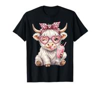 Gomme à mâcher à la Vache écossaise Highland T-Shirt