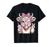 Gomme à mâcher à la Vache écossaise Highland T-Shirt