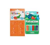 Gomme à modeler et moules Patagom - Dinosaures Multicolore G