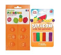 Gomme à Modeler et moules Patagom - Fruits