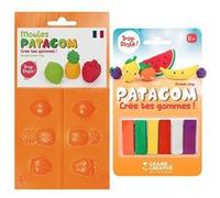 Gomme à modeler et moules Patagom - Fruits Multicolore G