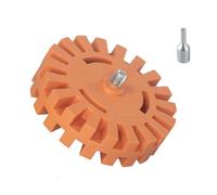 Gomme adhésive facile à utiliser - Roue en caoutchouc robuste pour enlever sans effort les décalcomanies et les résidus de ruban adhésif sur la restauration automobile