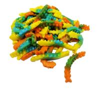 Gomme aux fruits gelée mille-pattes multicolore douce halal 175 g