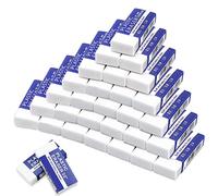 Gomme Blanche Plastique, Arts Doux 2B Gomme, Lot de 30 Gommes pour Usage Général L'école Bureaux Croquis Peintures Beaux