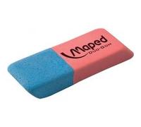 Maped Gomme En Caoutchouc Duo-Gom, Large, Bleu / Rouge