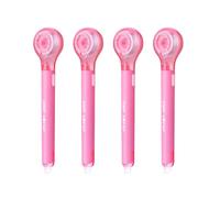 Gomme Correctrice Blanche À Bande Correctrice Paquet De 4 Pour L'école Et Le Bureau Artisanat Prise Notes Journal Recharges Stylo Blanc