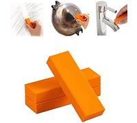 Gomme de décontamination en Acier Inoxydable, Effaceur de calcaire Facile, Gomme de Nettoyage en Caoutchouc, Anti-Rouille, pour Surfaces en Acier Inoxydable et Cuisine (3pcs)