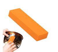 Gomme de décontamination pour robinet - Gomme de décontamination en caoutchouc et acier inoxydable | Pomme de douche de couleur orange pour effacer les taches en acier inoxydable | Artefact de