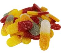 Gomme de fruit coloré argile acide super acide au goût de fruit 800g