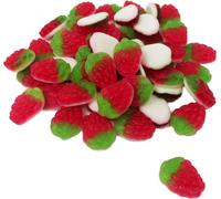 Gomme de fruit fraises avec base de sucre mousseux blanc 300g