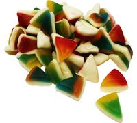 Gomme de fruit gelée morceaux de gâteau Color en trois couleurs halal 1000g