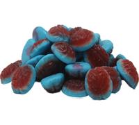Gomme de fruit Super Cerveaux bleu rouge avec sucre mousseux Halal 1000g