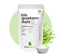 Gomme de guar BIO 200g | Guar Gum Bio Farine de graines de guar issue de l'agriculture contrôlée E412 Sans gluten Agent liant Épaississant (200 g, Farine de graines de guar)